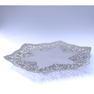 An attractive antique Mappin & Webb silver plated pierced Serving Platter C.1900