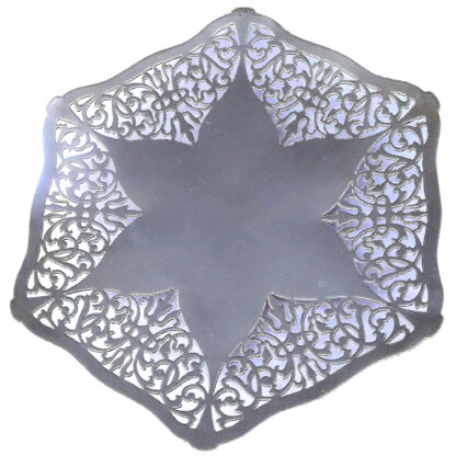 An attractive antique Mappin & Webb silver plated pierced Serving Platter C.1900 - Image 3