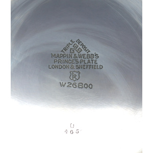 An attractive antique Mappin & Webb silver plated pierced Serving Platter C.1900