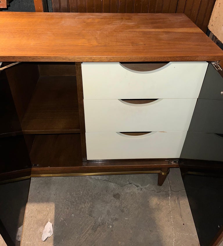 Mid-Century Modern Merton L. Gershun American of Martinsville Walnut Dresser