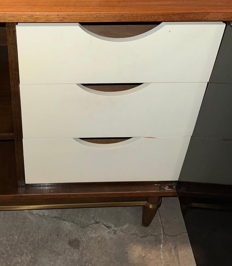 Mid-Century Modern Merton L. Gershun American of Martinsville Walnut Dresser