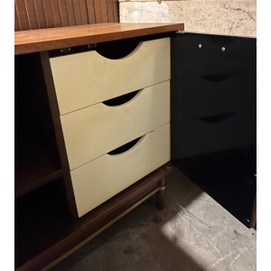Mid-Century Modern Merton L. Gershun American of Martinsville Walnut Dresser