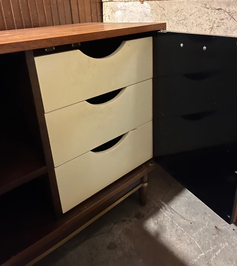 Mid-Century Modern Merton L. Gershun American of Martinsville Walnut Dresser