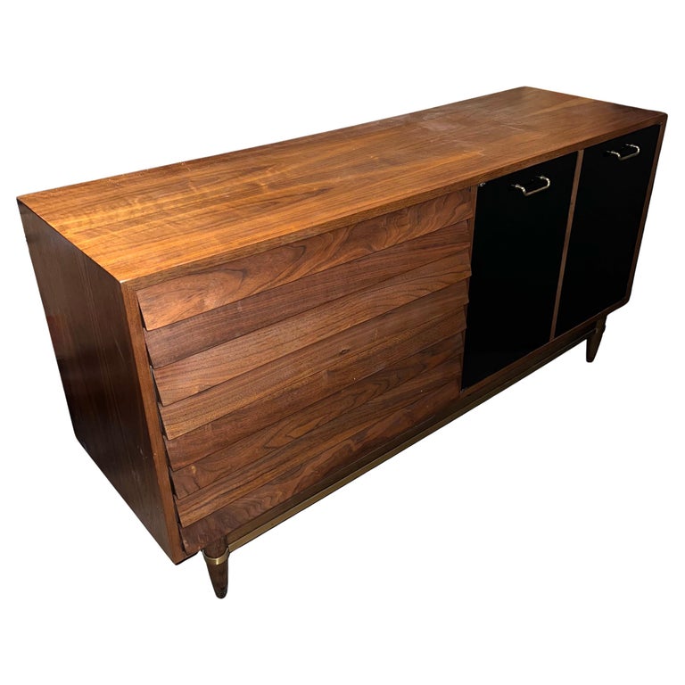 Mid-Century Modern Merton L. Gershun American of Martinsville Walnut Dresser