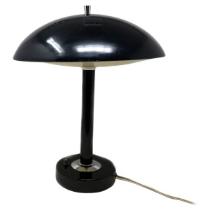 Mid Century Modern Saucer Desk Lamp ... Space Age UFO Atomic Era Table Lamp