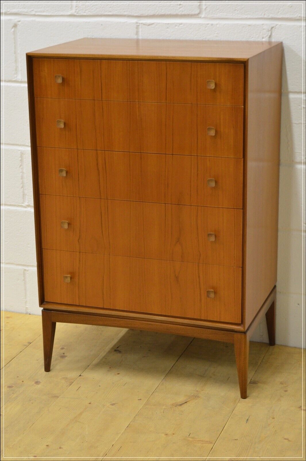 mid century teak chest of drawers by Mcintosh vintage danish design DELIVERY