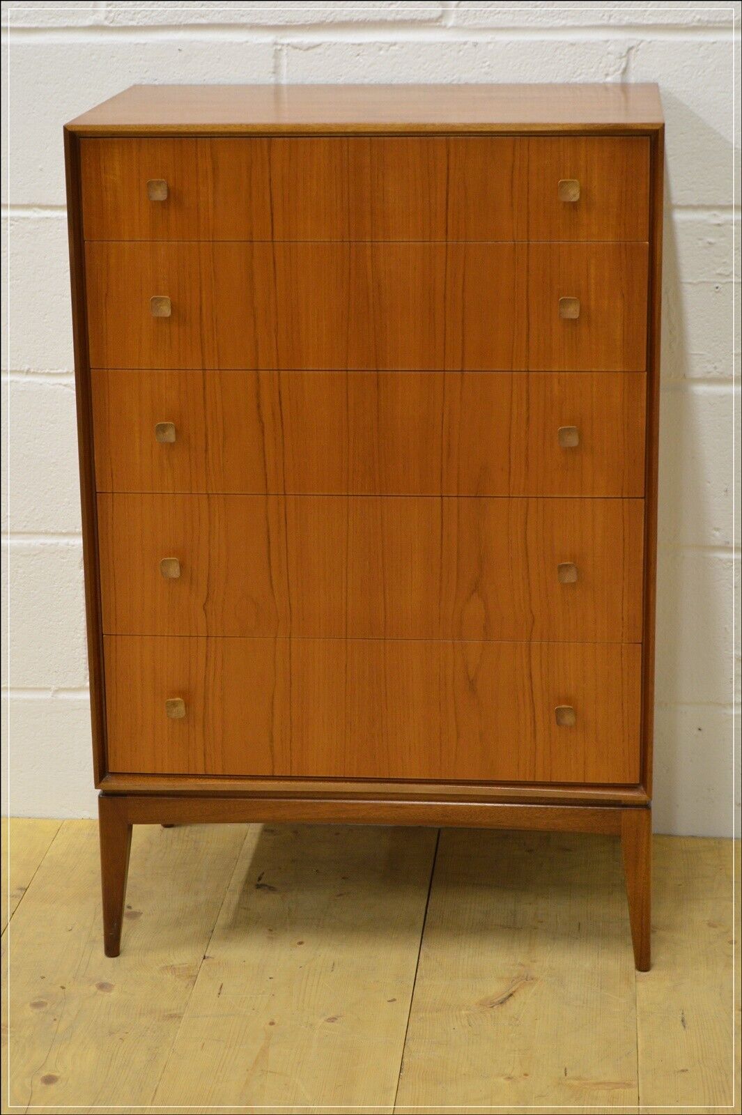 mid century teak chest of drawers by Mcintosh vintage danish design DELIVERY