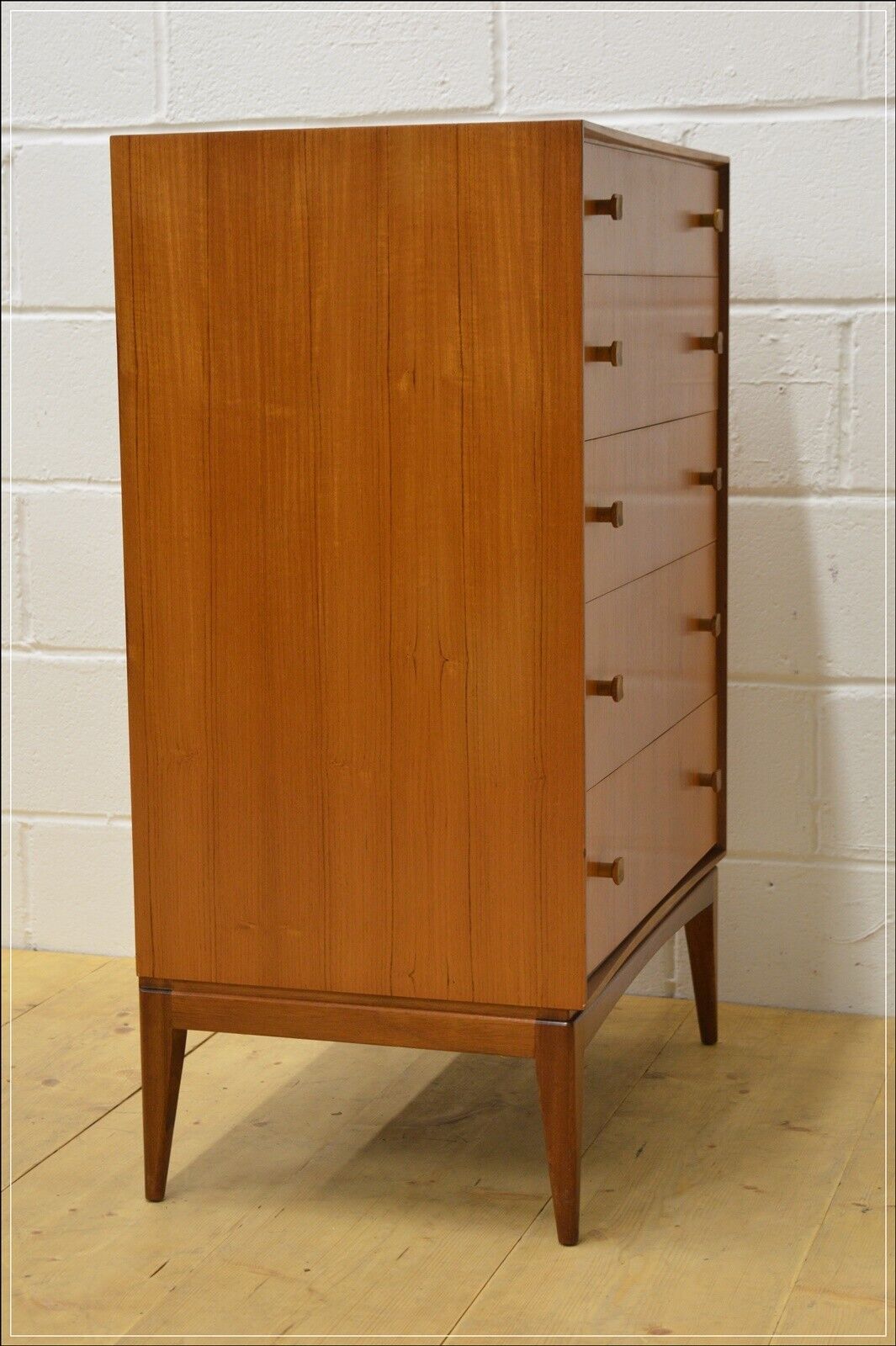 mid century teak chest of drawers by Mcintosh vintage danish design DELIVERY