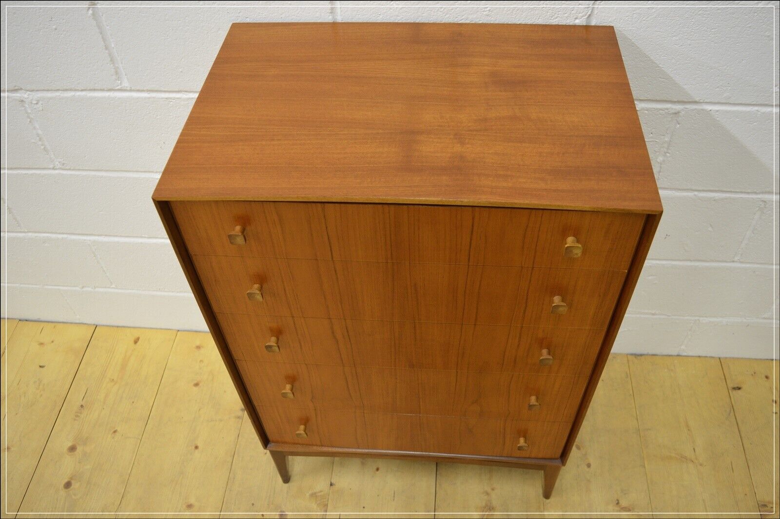 mid century teak chest of drawers by Mcintosh vintage danish design DELIVERY