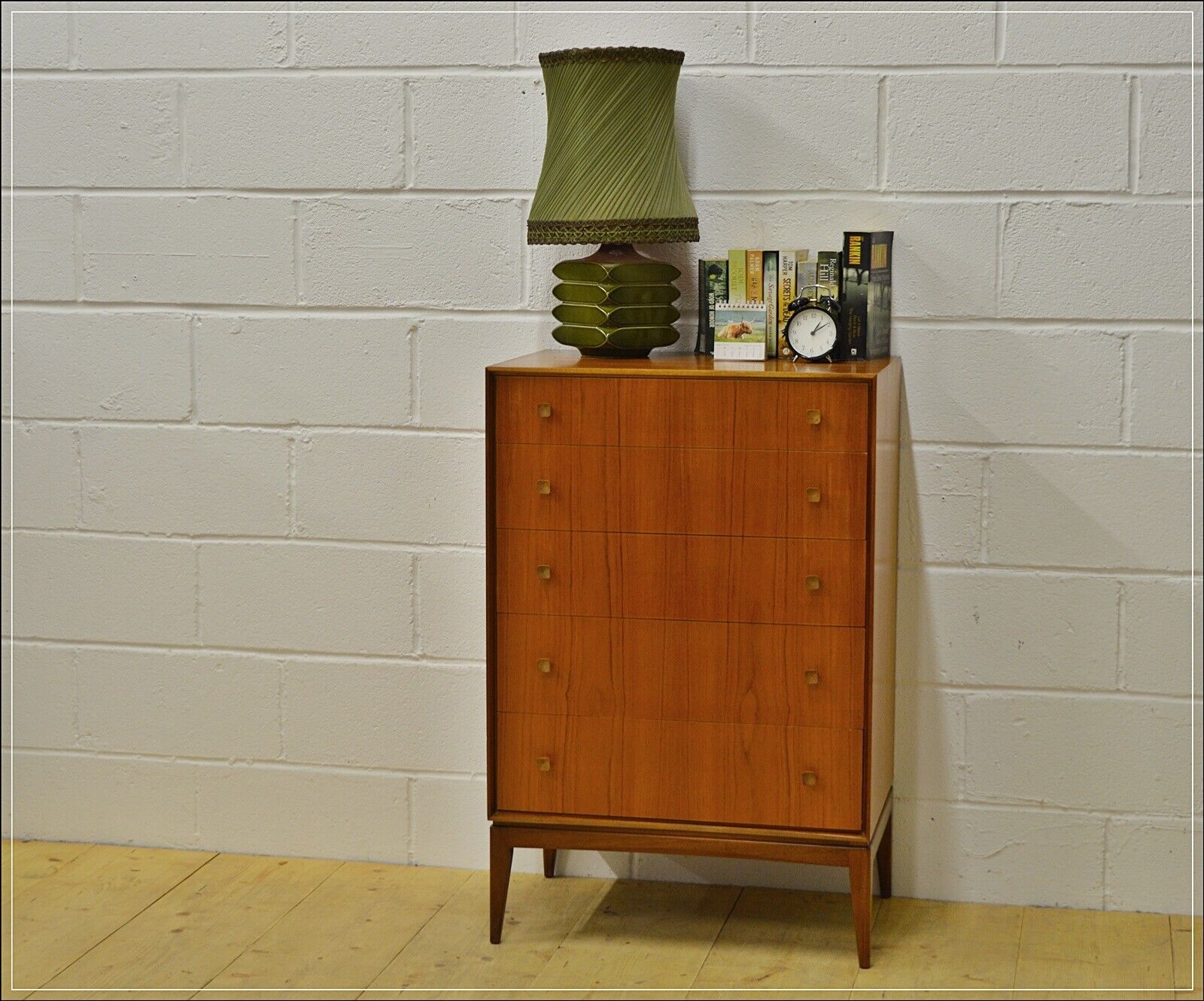 mid century teak chest of drawers by Mcintosh vintage danish design DELIVERY