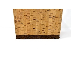 Midcentury Two-Tone Cork Ice Bucket Made in Portugal