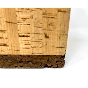 Midcentury Two-Tone Cork Ice Bucket Made in Portugal