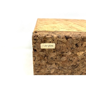 Midcentury Two-Tone Cork Ice Bucket Made in Portugal