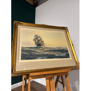 Montague Dawson Artist’s Proof Print – Sailing Vessel on the Open Sea