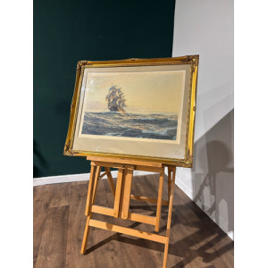Montague Dawson Artist’s Proof Print – Sailing Vessel on the Open Sea