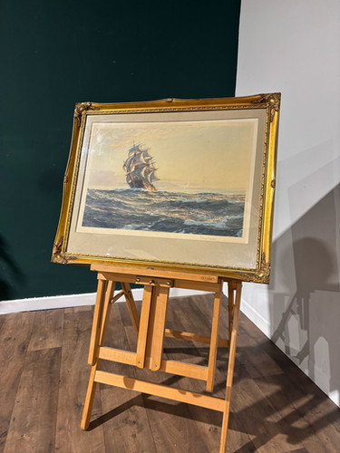 Montague Dawson Artist’s Proof Print – Sailing Vessel on the Open Sea