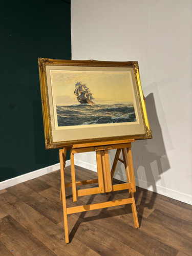 Montague Dawson Artist’s Proof Print – Sailing Vessel on the Open Sea