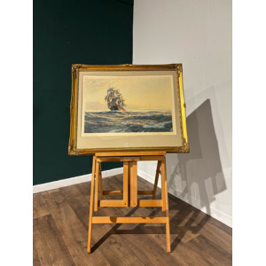 Montague Dawson Artist’s Proof Print – Sailing Vessel on the Open Sea
