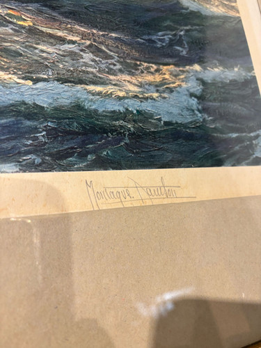 Montague Dawson Artist’s Proof Print – Sailing Vessel on the Open Sea