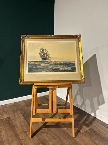 Montague Dawson Artist’s Proof Print – Sailing Vessel on the Open Sea