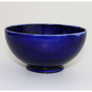 A Decorative Arts Walter Moorcroft pottery Hibiscus Magnolia Bowl C.Mid 20thC