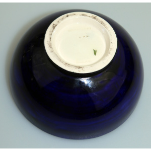 A Decorative Arts Walter Moorcroft pottery Hibiscus Magnolia Bowl C.Mid 20thC