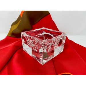 Nuutajärvi Arktis Bowl Small by Björn Weckström, Scandinavian Modern Art Glass