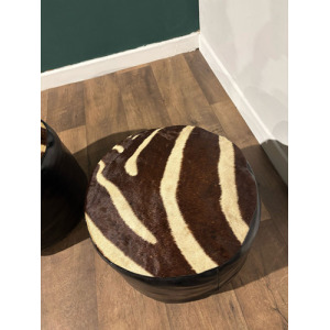 Pair of Vintage Pouffes