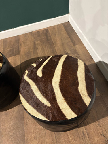 Pair of Vintage Pouffes