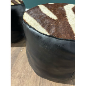 Pair of Vintage Pouffes