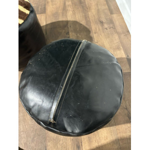 Pair of Vintage Pouffes