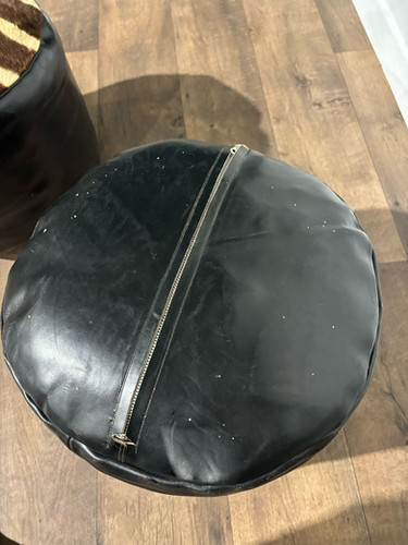 Pair of Vintage Pouffes