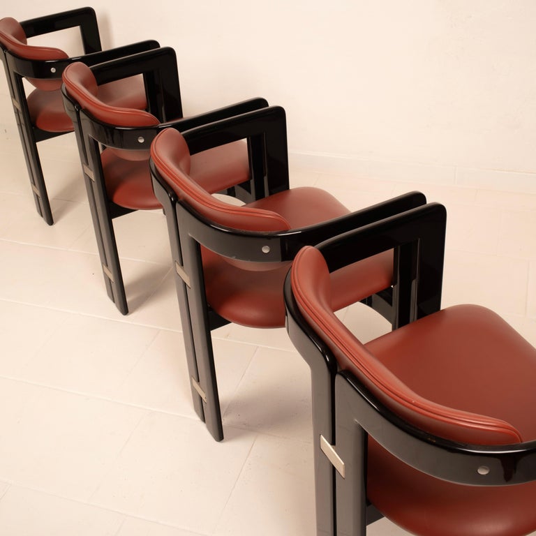 Pamplona" chairs by Augusto Savini for Pozzi