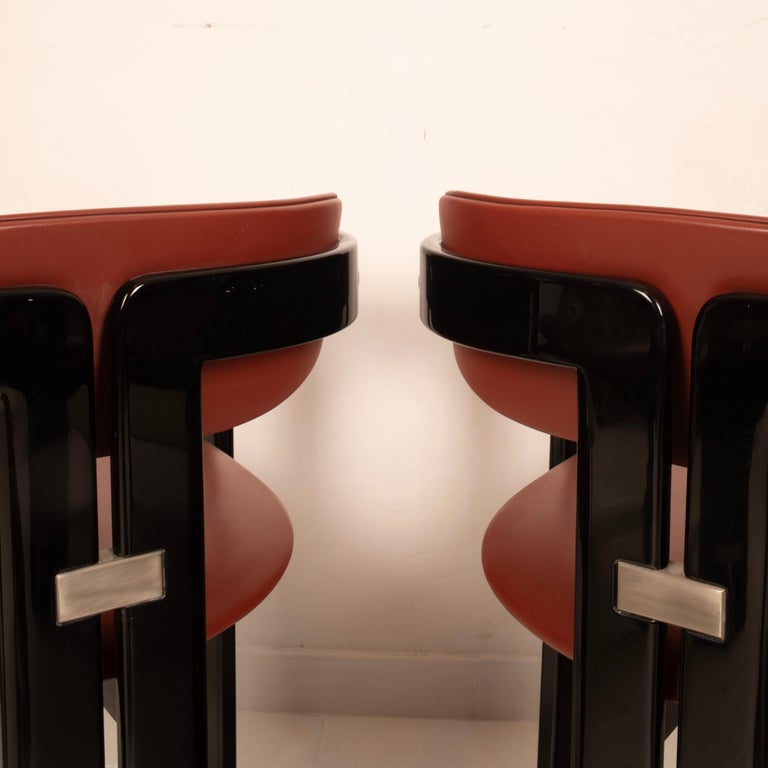 Pamplona" chairs by Augusto Savini for Pozzi