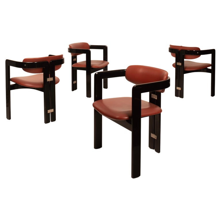Pamplona" chairs by Augusto Savini for Pozzi