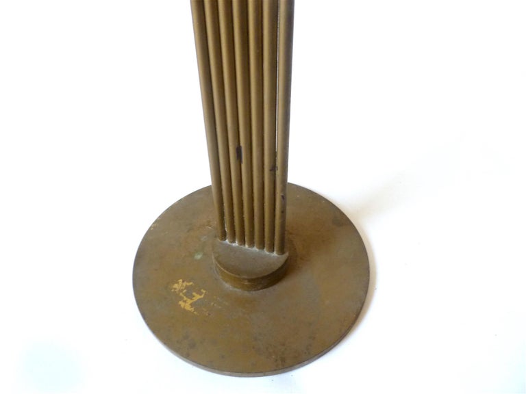 Piet Hein Ursa Major Seven-Arm Candelabrum … Danish Modern Brass Candle Holder
