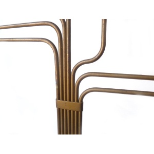 Piet Hein Ursa Major Seven-Arm Candelabrum … Danish Modern Brass Candle Holder