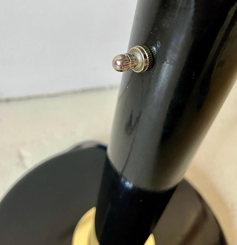 Post-Modern Eyeball Black Metal Multi-Arm Adjustable Task Lamp