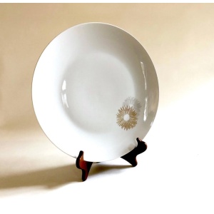 Raymond Loewy for Rosenthal Form 2000 MCM Chop Plate in Sunburst Pattern