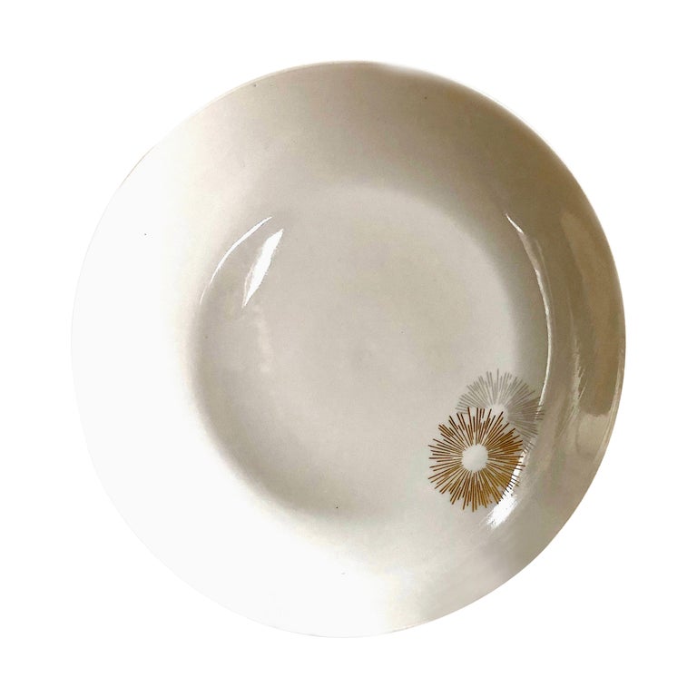 Raymond Loewy for Rosenthal Form 2000 MCM Chop Plate in Sunburst Pattern