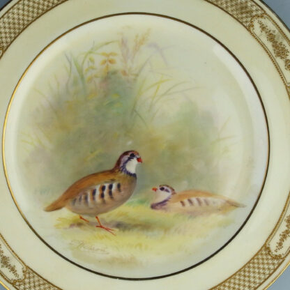 A fine antique porcelain hand-painted Royal Doulton Cabinet Plate signed C.1900 - Image 2