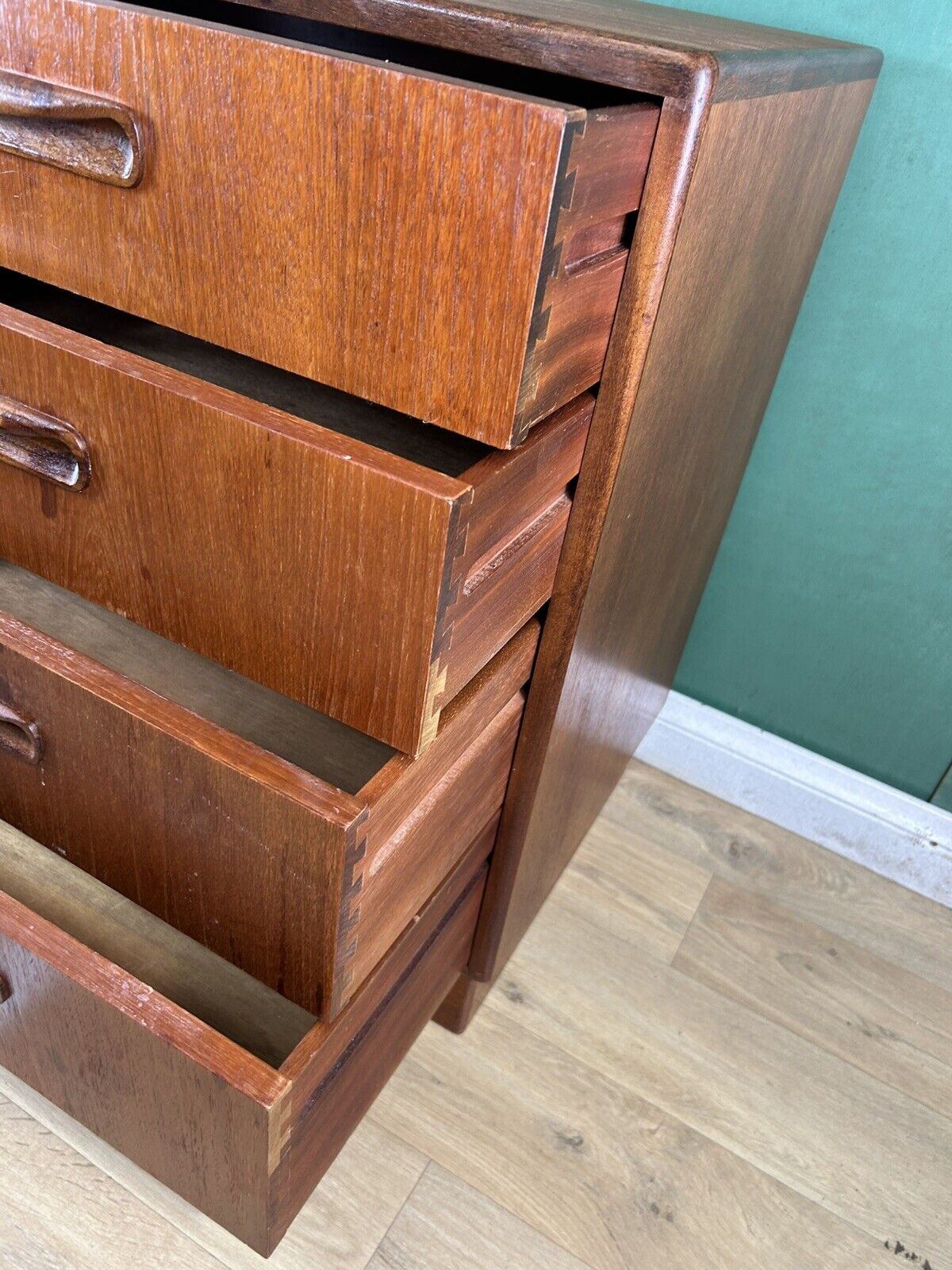 Retro Mid Century Teak G Plan Fresco Chest Of Drawers-Courier
