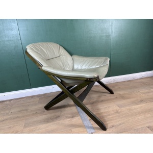 Retro Vintage Mid Century Swedish 🇸🇪 Lounge Chair By Gote Mobler-Courier