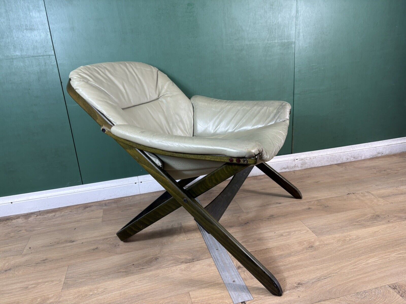 Retro Vintage Mid Century Swedish 🇸🇪 Lounge Chair By Gote Mobler-Courier