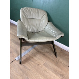 Retro Vintage Mid Century Swedish 🇸🇪 Lounge Chair By Gote Mobler-Courier