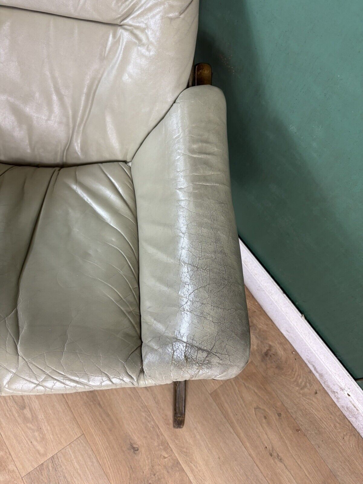 Retro Vintage Mid Century Swedish 🇸🇪 Lounge Chair By Gote Mobler-Courier