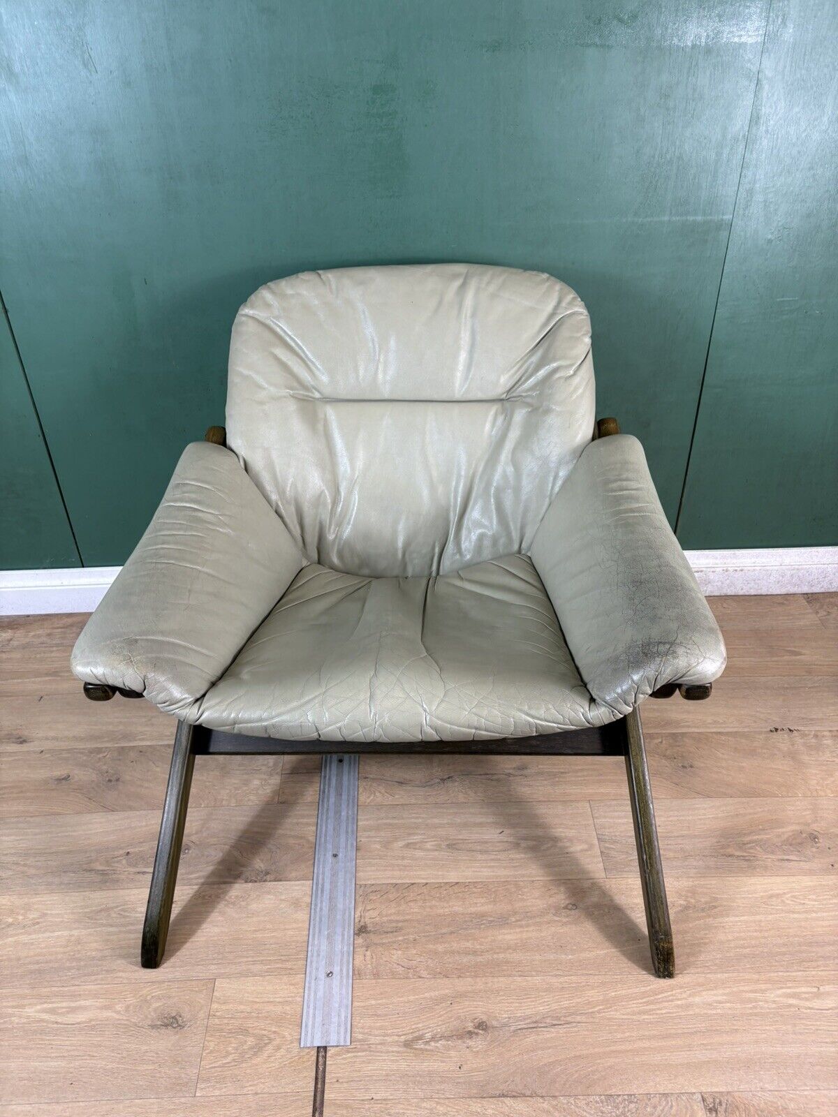 Retro Vintage Mid Century Swedish 🇸🇪 Lounge Chair By Gote Mobler-Courier