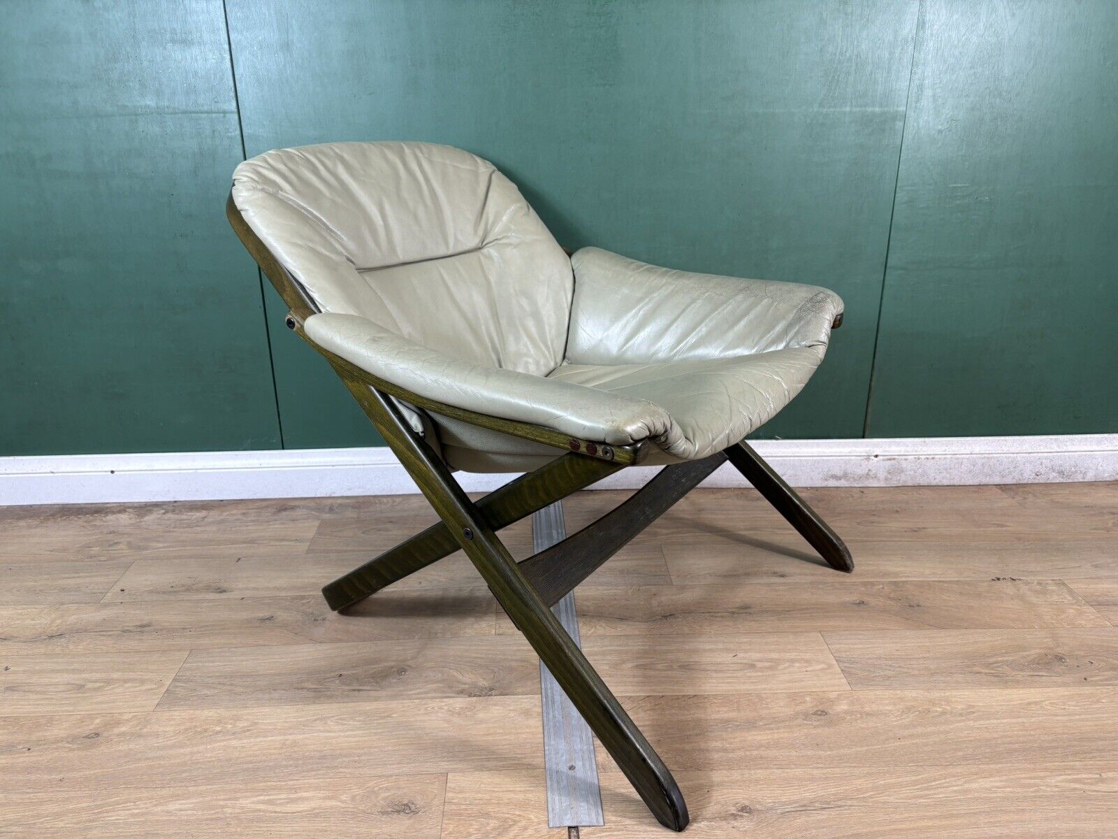 Retro Vintage Mid Century Swedish 🇸🇪 Lounge Chair By Gote Mobler-Courier