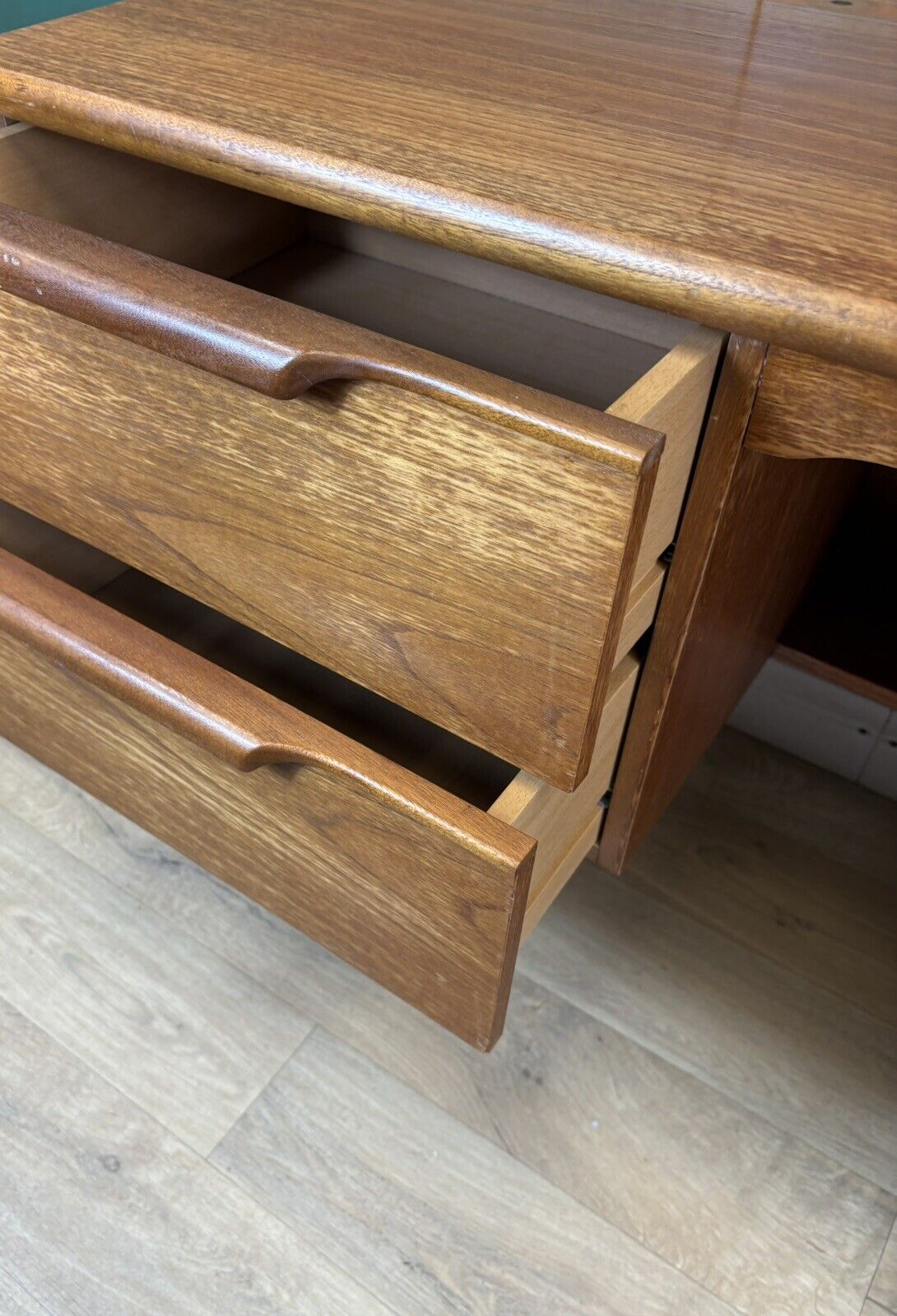 Retro Vintage Mid Century Teak Desk/Dressing Table-Courier