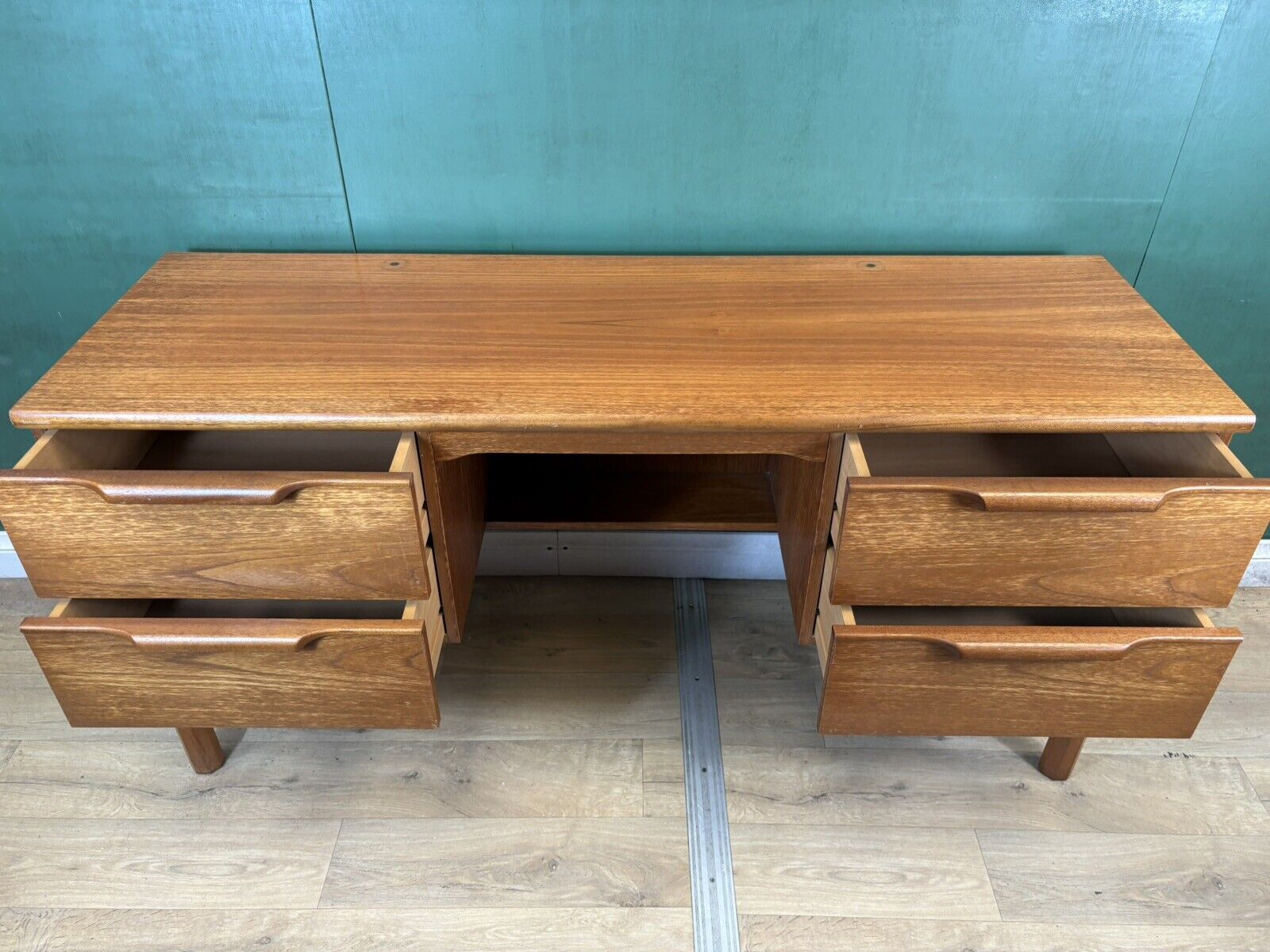 Retro Vintage Mid Century Teak Desk/Dressing Table-Courier